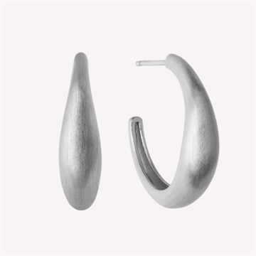 ByBiehl - Ocean Flow Hoops Large - Sølv